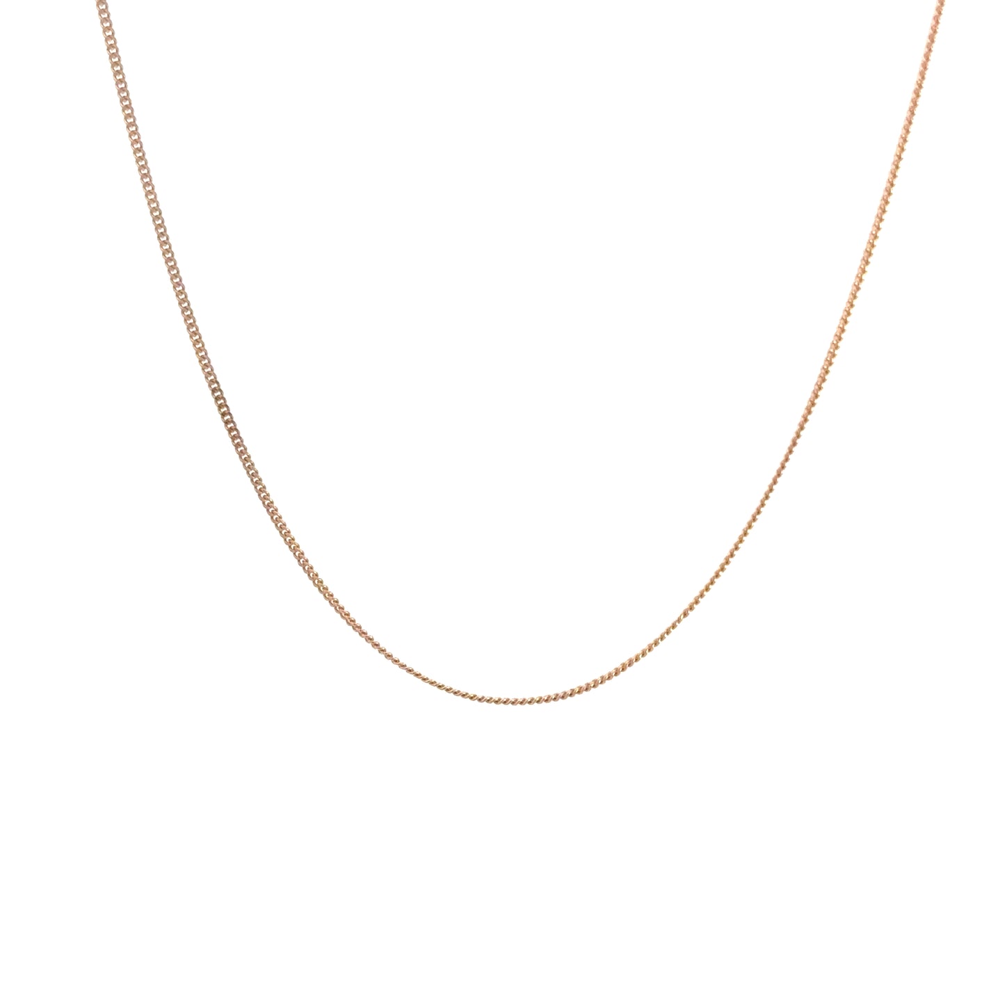 14 karaat geel gouden geslepen Gourmet schakelketting van 1.2 gram. Lengte: 42 cm Dikte: 0.8 mm Model: C 2233