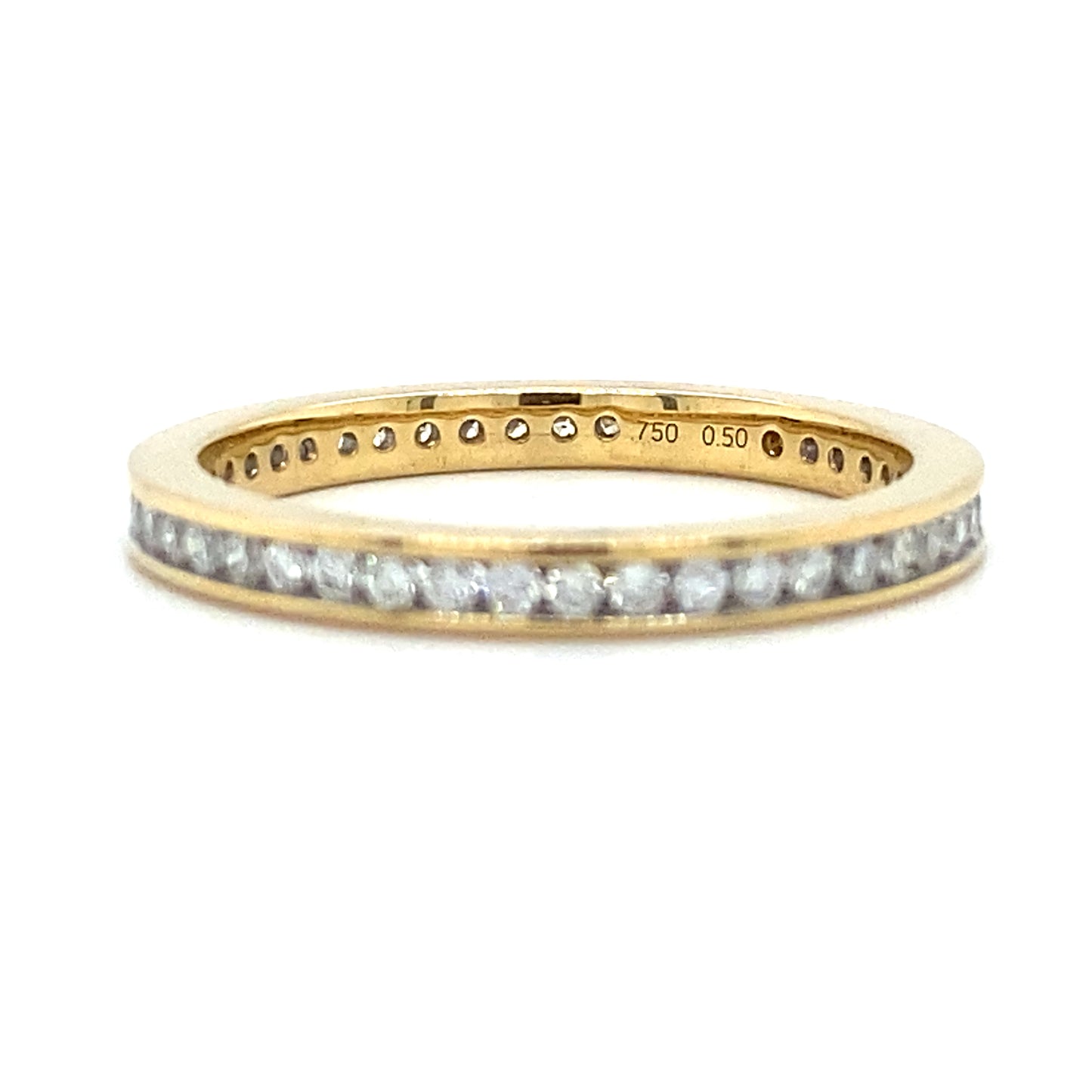 Yellow gold alliance row ring Rail R 7237