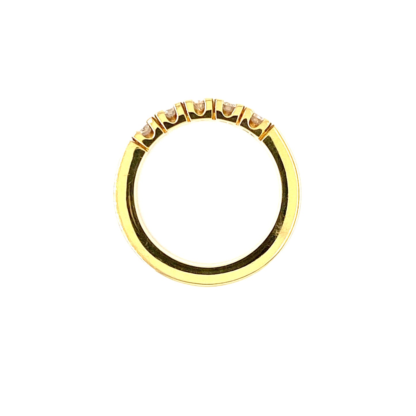 Yellow gold row ring Classic R 7466