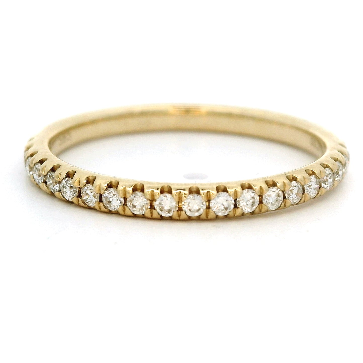 Geel gouden rij ring Soft Classic R 10589