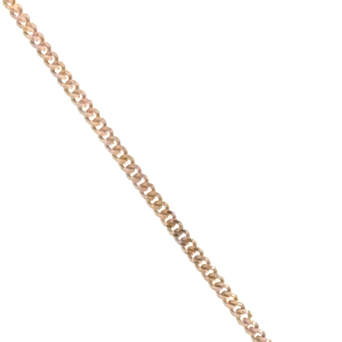 14 karaat geel gouden geslepen Gourmet schakelketting van 1.2 gram. Lengte: 42 cm Dikte: 0.8 mm Model: C 2233