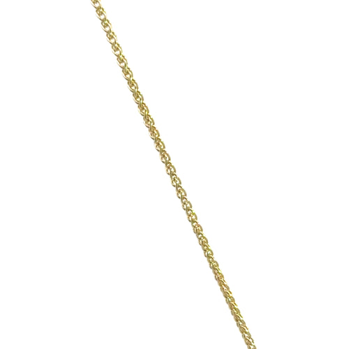 14 karaat geel gouden vossenstaart ketting van 2. 3 gram. Lengte: 45 cm Dikte: 1 mm