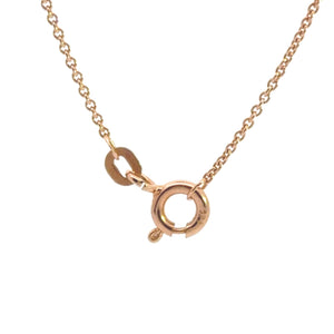 14 karaat rosé gouden schakelketting van 2.1 gram, 45 cm lang en 1.2 mm dik Schakel: Anker rond Model: C2371