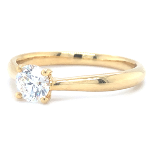 Yellow gold Solitaire ring Noa R 8511