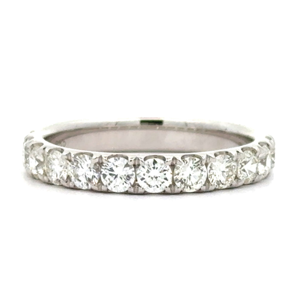 Wit gouden rij ring Soft Classic R 10298