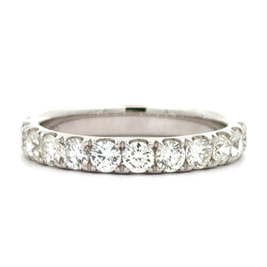 White gold row ring Soft Classic R 10298