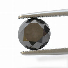 Cargar imagen en el visor de la galería, losse verkoop van zwarte briljant geslepen diamant van 0.12 crt Ø: 3.2mm

