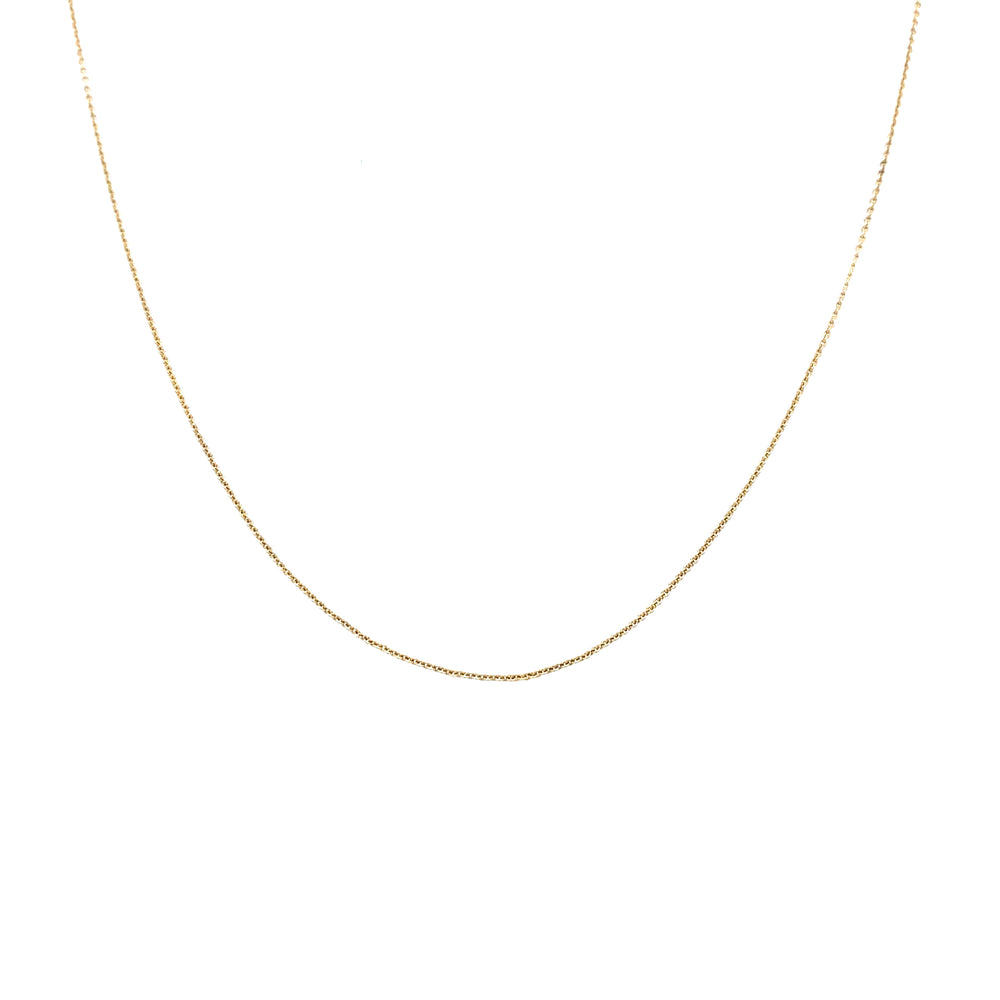 
                      
                        14 karaat geel gouden kettinkje van 1.1 gram en een dikte van 0.8 mm. Schakel: Anker Model: C 2078
                      
                    