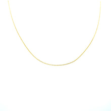 Load image into Gallery viewer, 14 kt geel gouden Anker ketting collier van 42 cm lang en en een dikte van 0.8 mm. Model C 2196
