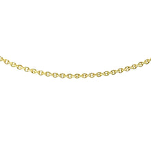 Laden Sie das Bild in den Galerie-Viewer, 14 kt geel gouden Anker ketting collier van 42 cm lang en en een dikte van 0.8 mm. Model C 2196
