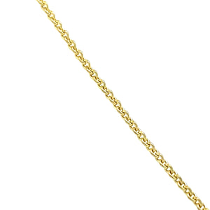 14 karaat geel gouden Anker ketting collier van 42 cm lang en een dikte van 1.2 mm Model C 2199
