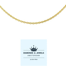 Afbeelding in Gallery-weergave laden, 14 karaat geel gouden Anker ketting collier van 42 cm lang en een dikte van 1.2 mm Model C 2199
