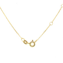 Load image into Gallery viewer, Yellow gold adjustable chain necklace 40-42-45 cm / 1 mm Anchor C 2316
