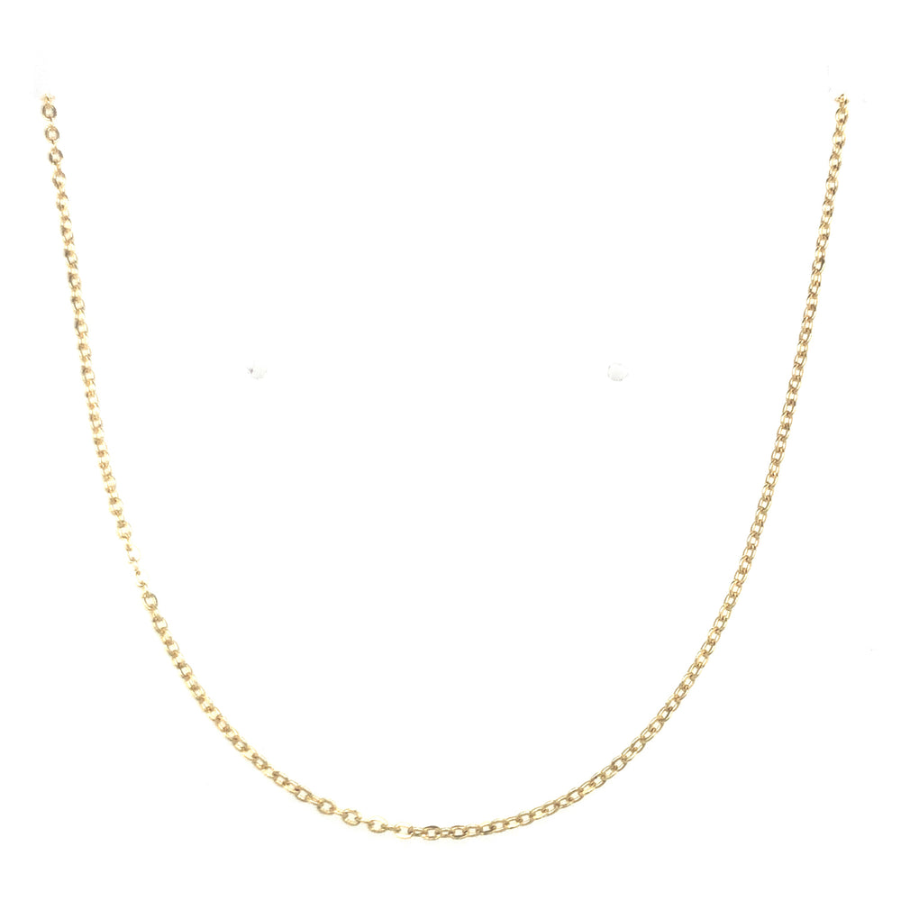 
                      
                        Geel gouden verstelbaar ketting collier 40-42-45 cm  / 1 mm Anker C 2316
                      
                    