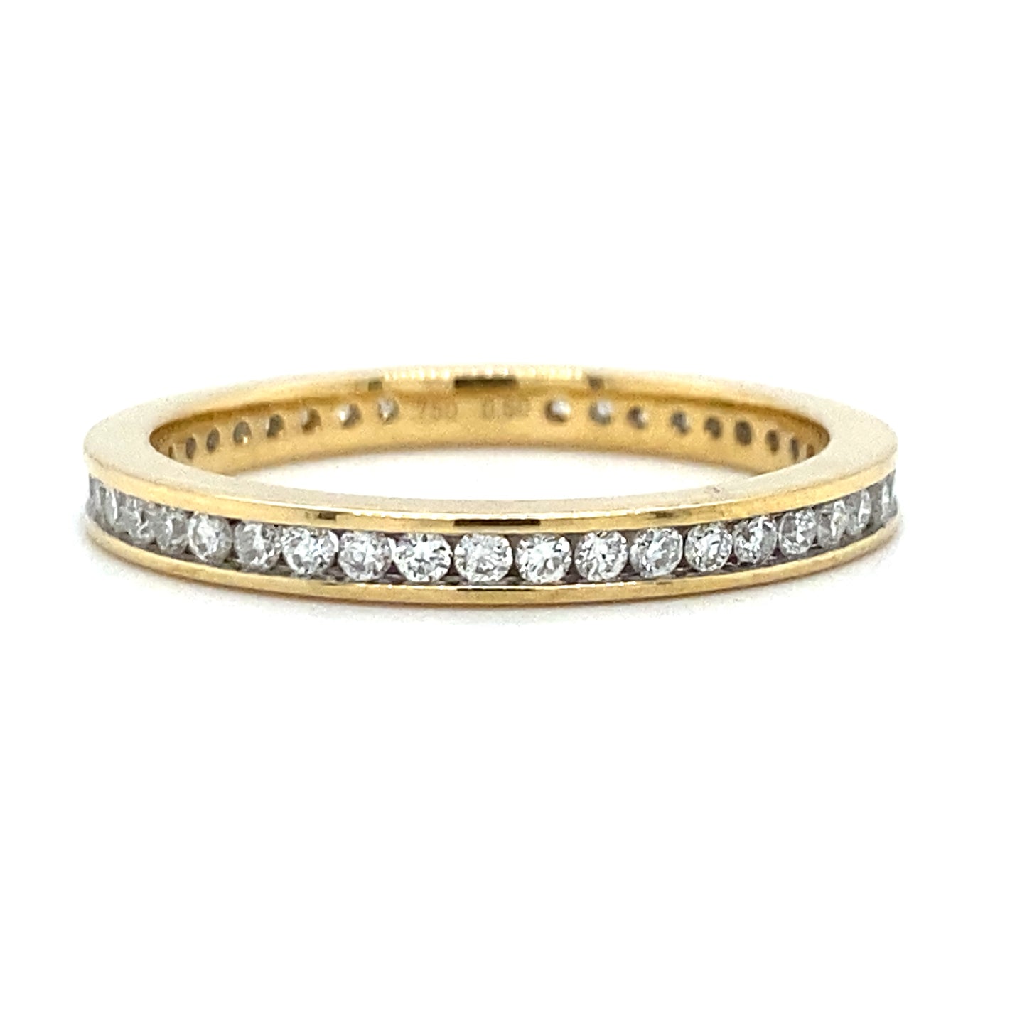 Yellow gold alliance row ring Rail R 7237