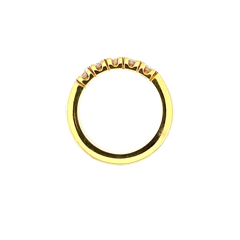 
                      
                        Geel gouden rij ring Classic R 7466
                      
                    