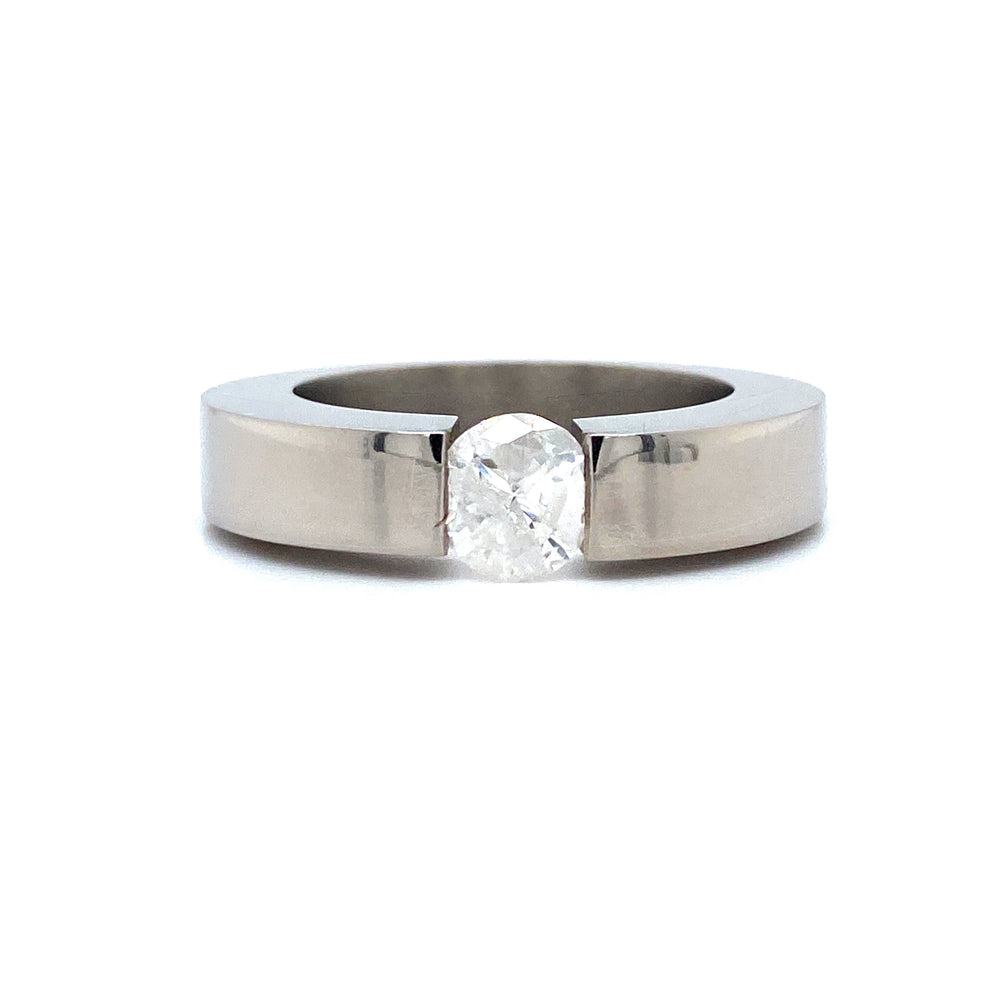 Wide titanium tension ring Tense 5mm R 7945